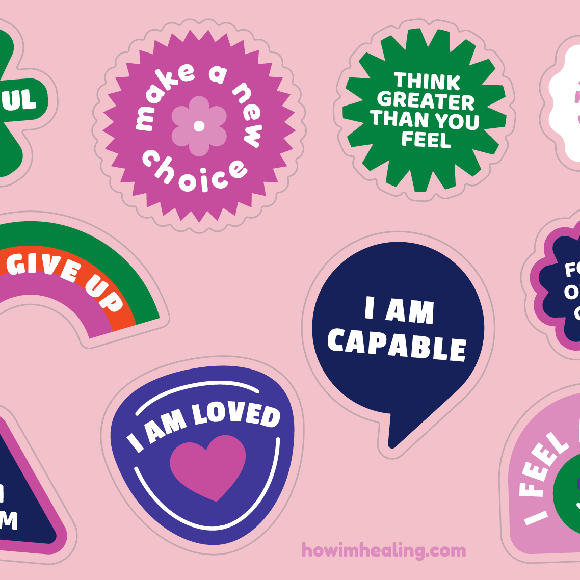 Redirect Your Thoughts Sticker Sheets